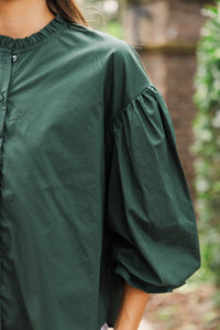 Take Your Turn Emerald Blouse