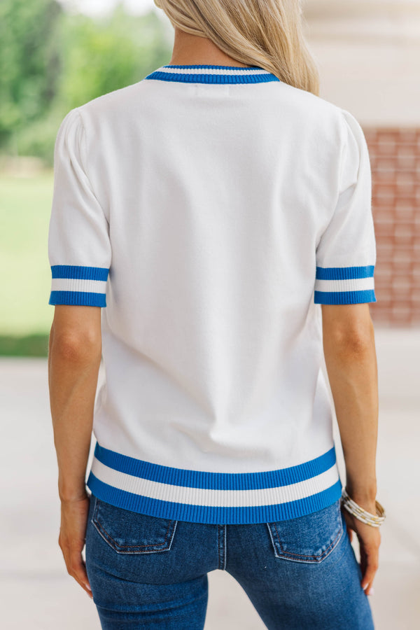 Stay In Character White Eagle Sweater