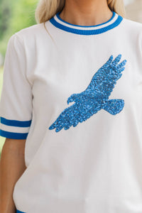 Stay In Character White Eagle Sweater
