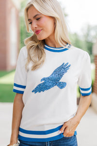 Stay In Character White Eagle Sweater