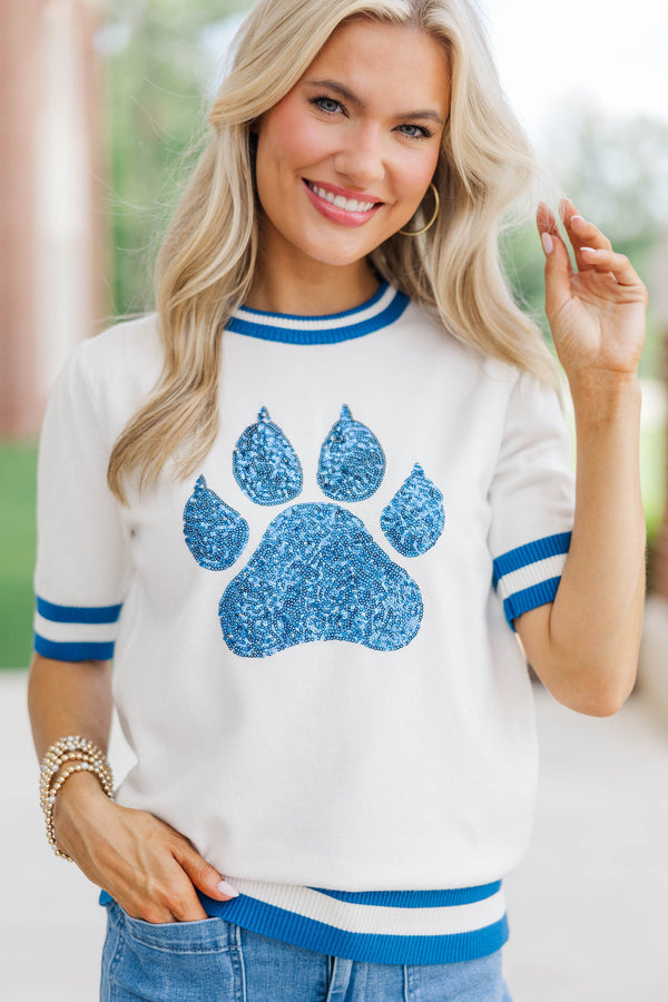 Stay In Character White Wildcats Sweater