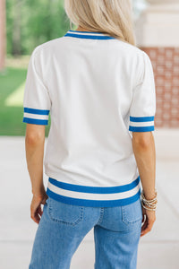 Stay In Character White Wildcats Sweater