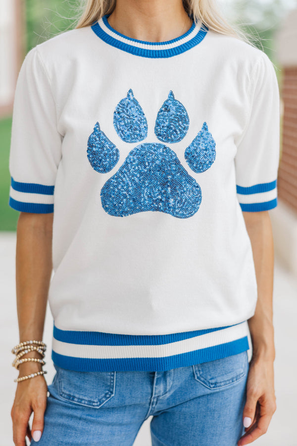 Stay In Character White Wildcats Sweater