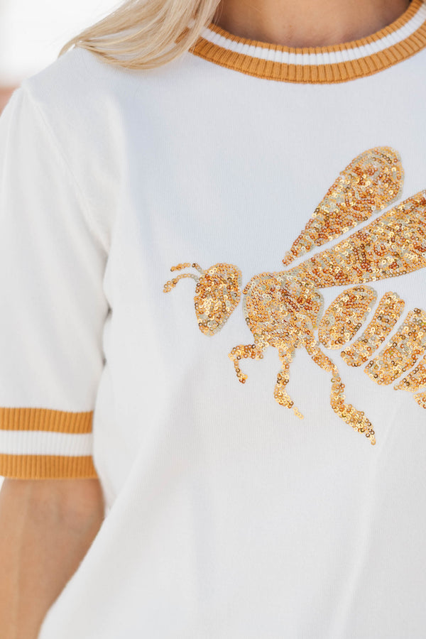 Stay In Character White Hornets Sweater