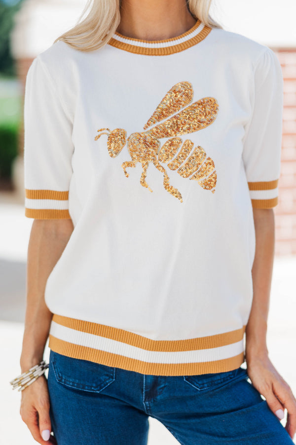 Stay In Character White Hornets Sweater