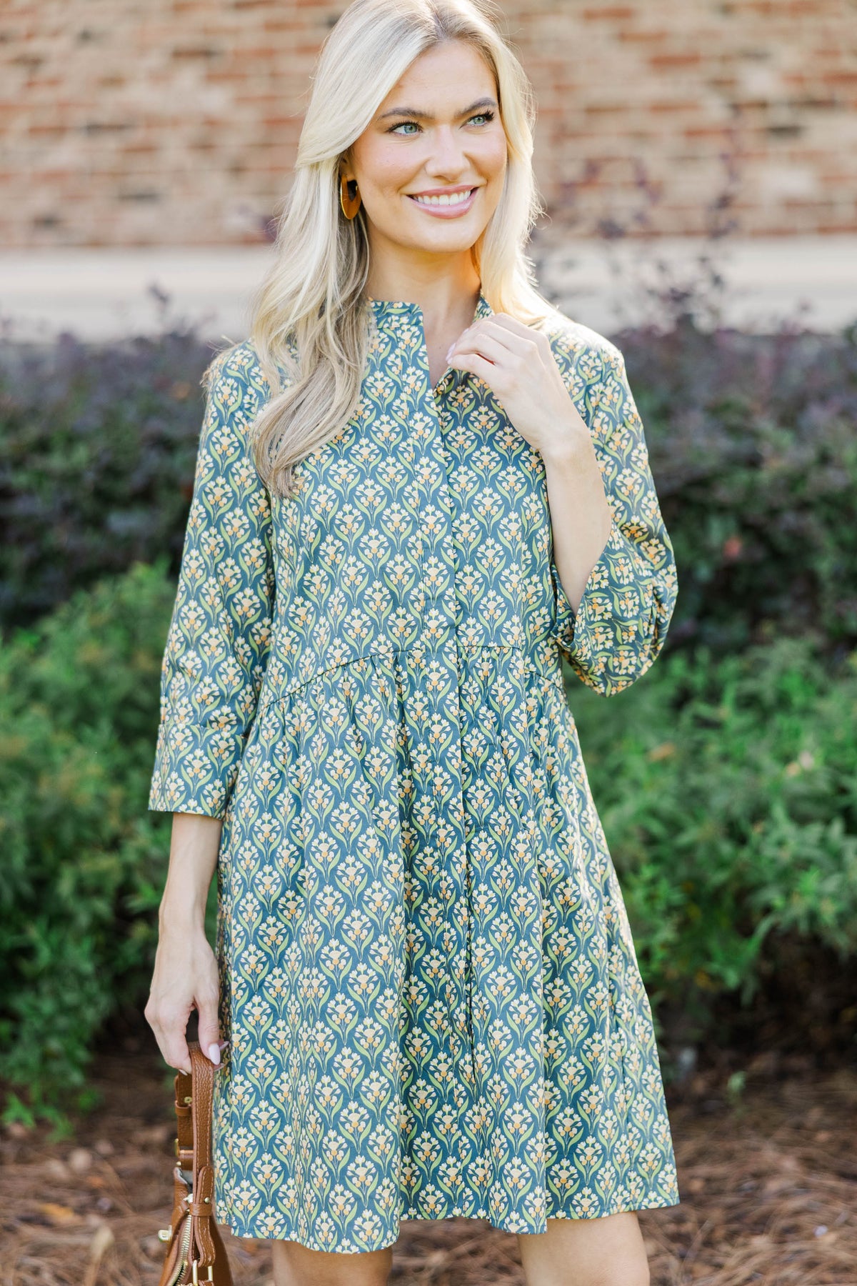 Always The One Emerald Medallion Shift Dress – Shop the Mint