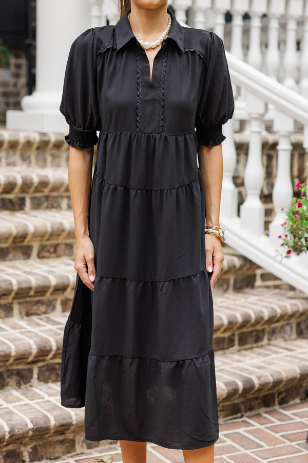 velvet tiered midi dress PYGNJK Women's Velvet Tiered Midi Dress Short Sleeve Round Neck Casual Ruffle Hem Swing Flowy Dress
