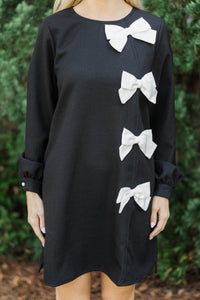 Modern Muse Black Bow Dress