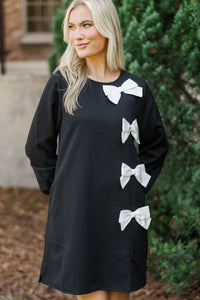 Modern Muse Black Bow Dress