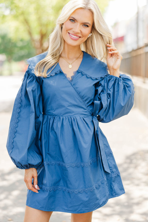 She's That Girl Blue Collared Dress – Shop the Mint