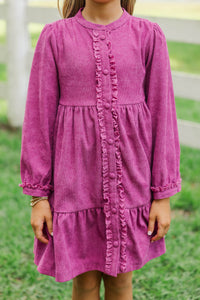 Girls: Magical Moments Mauve Babydoll Dress