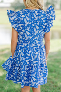 Girls: At This Time Eagles Print Dress