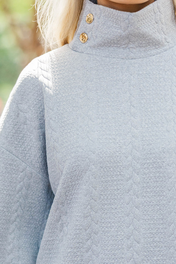 What You've Been Looking For Grey Quilted Dress