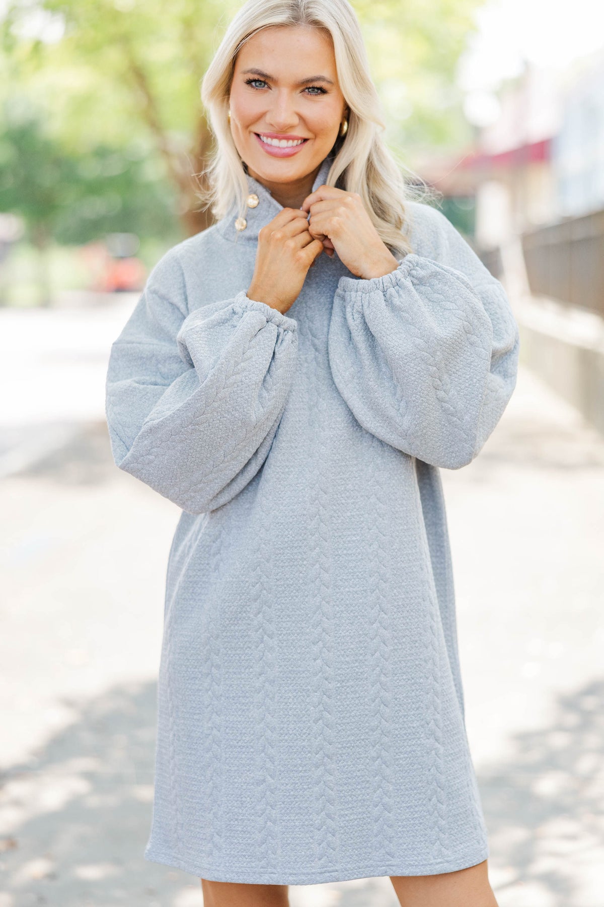 blue dress for baby girl What You've Been Looking for Grey Quilted Dress, Large - The Mint Julep Boutique