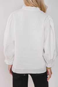 Believe What You See Cream Blouse