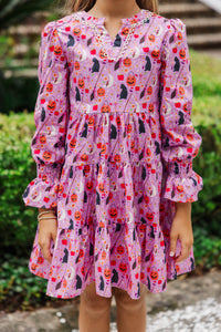 Girls: In Your Happy Place Trick Or Treat Lavender Dress