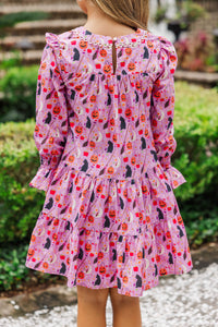 Girls: In Your Happy Place Trick Or Treat Lavender Dress