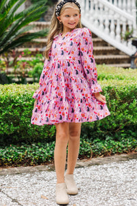 Girls: In Your Happy Place Trick Or Treat Lavender Dress