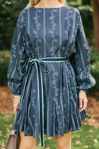 Stay Close Blue Floral Dress