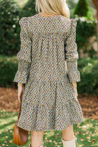 In Your Happy Place Mint Ditsy Floral Dress