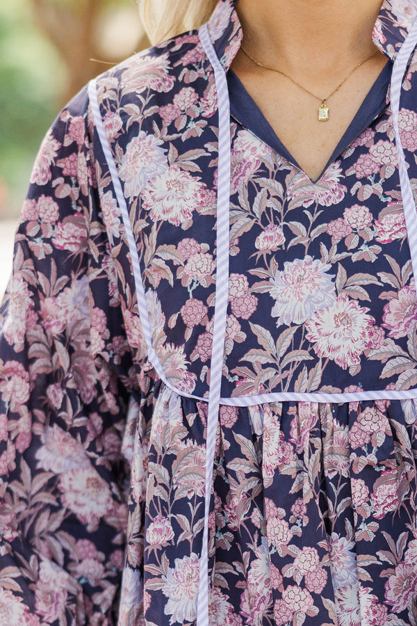 All About It Dark Purple Floral Dress – Shop the Mint All About It Dark Purple Floral Dress – Shop the Mint