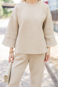 The Good Mood Cream Medallion Textured Set