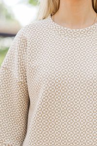 The Good Mood Cream Medallion Textured Set