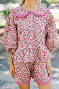 Precious Moments WIth You Brown Ditsy Floral Set