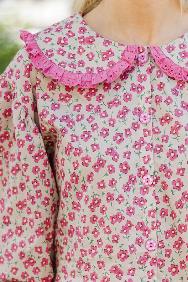 Precious Moments WIth You Brown Ditsy Floral Set