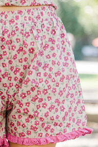 Precious Moments WIth You Brown Ditsy Floral Set