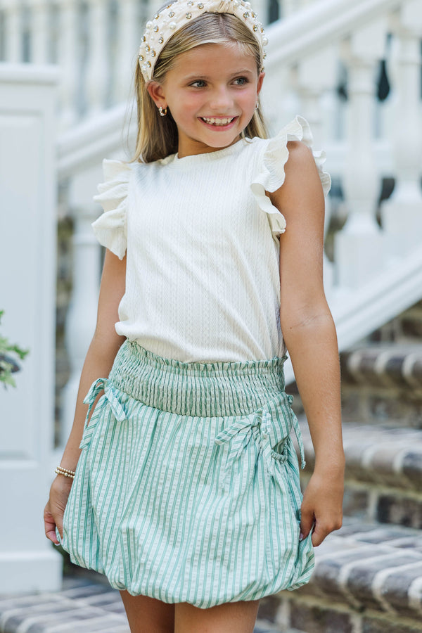 Girls: Together We Can Sage Bubble Skort