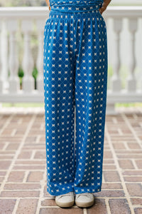 Girls: Playdate Pretty Navy Bow Print Set