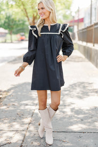 Work It Out Black Dress