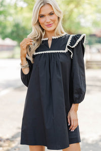 Work It Out Black Dress