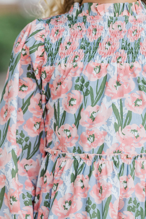 Girls: The Mariana Pink Babydoll Dress