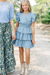 Girls: Find Yourself Light Blue Dress