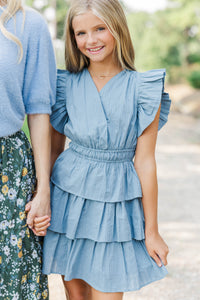 Girls: Find Yourself Light Blue Dress