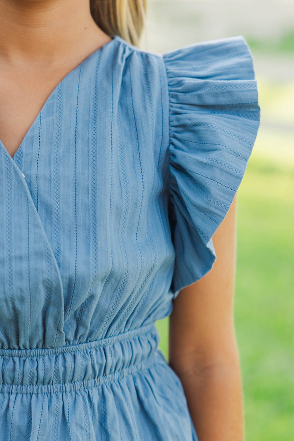 Girls: Find Yourself Light Blue Dress – Shop the Mint