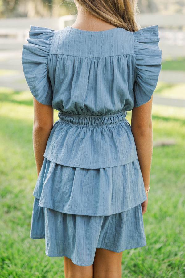 Girls: Find Yourself Light Blue Dress