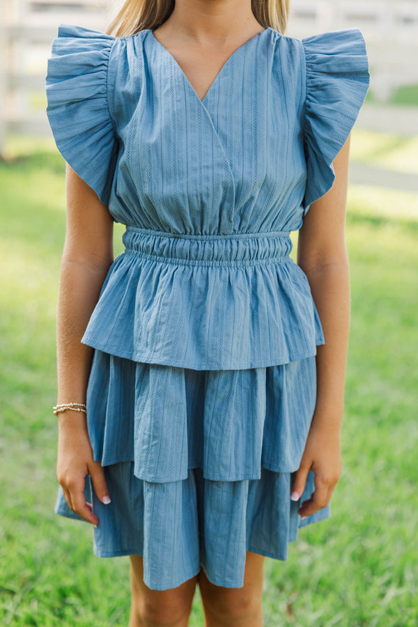 Girls: Find Yourself Light Blue Dress