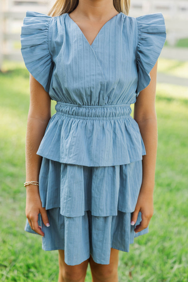 Girls: Find Yourself Light Blue Dress