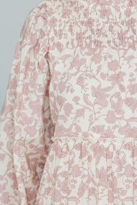 NURSING COLLECTION: Be Your Best Mauve Floral Babydoll Dress