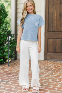 Girls: Your Pick Cream Wide Leg Jeans