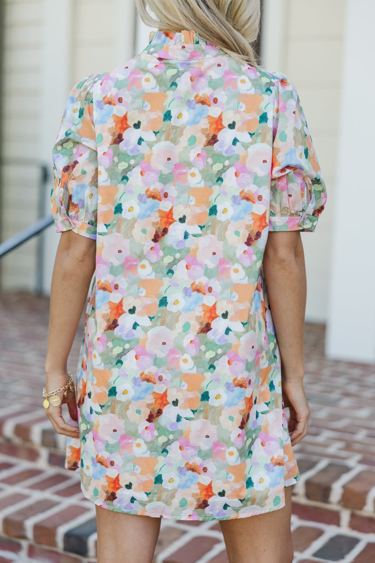 Take The Hint Pink Abstract Floral Dress – Shop the Mint
