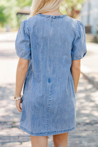 The Sweetest Day Blue Denim Dress