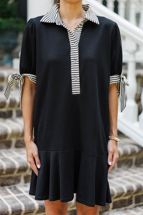 Sun Over Water Black Dress