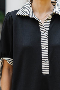 Sun Over Water Black Dress