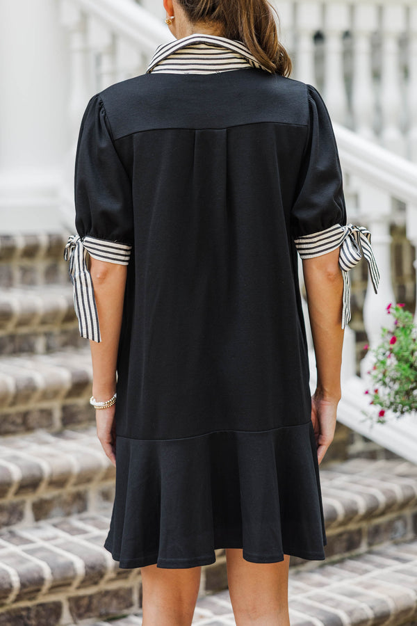 Sun Over Water Black Dress