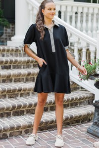 Sun Over Water Black Dress