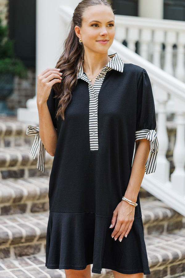 Sun Over Water Black Dress